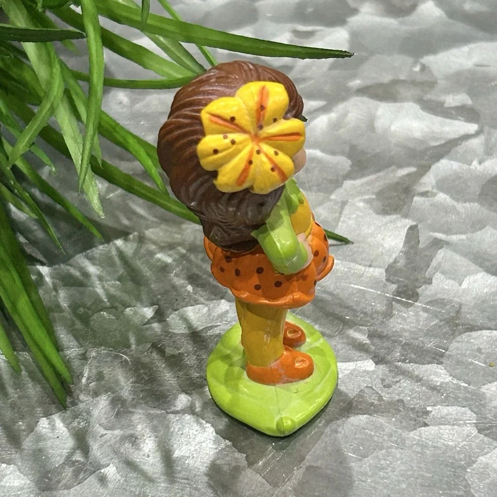Vintage Avon Little Blossom PVC Mini Figure Lot 1982 Cake Topper‎ Flower Girl